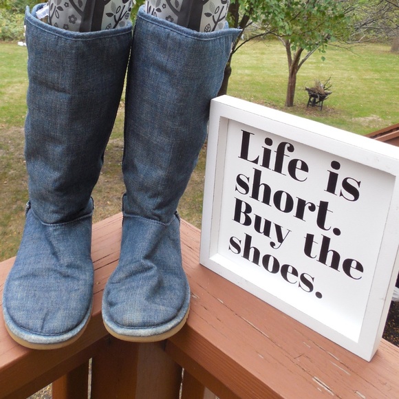 UGG Shoes - UGGS Denim Boots